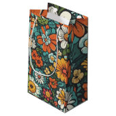 Irdische Blumen Kleine Geschenktüte (Rückseite Schrägansicht)