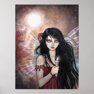 Irdische Dämmerung Mystische Fee Poster