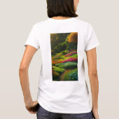 Irdische Eleganz: Frauen in naturinspirierten T - T-Shirt (Rückseite)