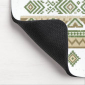 Irdische Ikat-Tapete Mousepad (Ecke)