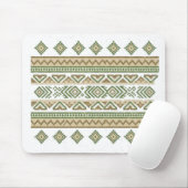 Irdische Ikat-Tapete Mousepad (Mit Mouse)