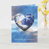 Irdische Liebe Karte (Gelbe Blume)