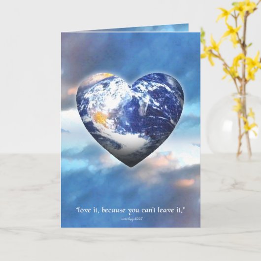 Irdische Liebe Karte (Gelbe Blume)