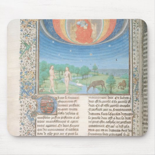 Irdisches Paradies, ein Buch auf sieben Alter der Mousepad (Vorne)