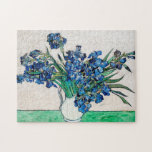 Ire (1890) von Vincent Van Gogh Puzzle<br><div class="desc">Hübsch , Vintag , Schönes Gemälde Vincent Van Gogh Irises (1890) . Das ist ein altes Meisterwerk des niederländischen Meisters Vincent Van Gogh. Dieses schöne alte Ölgemälde hat eine schöne, lebendige, gesättigte Farbe. Dieses alte Bild zeigt einen Haufen violett blauer Irisen. Vincent Van Gogh war ein niederländischer Postimpressionist. Dieses Bild...</div>