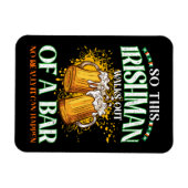 Ire beim Biertrinken am St. Patrick's Day Magnet (Horizontal)