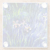 Ire, berühmtes Blumenbild von Claude Monet Glasuntersetzer (Rückseite)