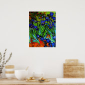 Ire, das berühmte Blumenbild von Van Gogh, Poster (Küche)