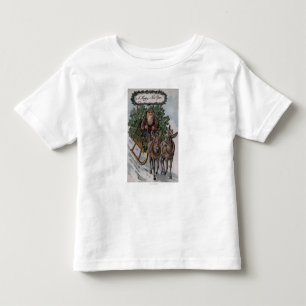 Ire, der Sleigh der Kleeblätter fährt Kleinkind T-shirt