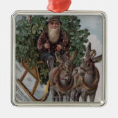 Ire, der Sleigh der Kleeblätter fährt Ornament Aus Metall (Vorne)