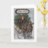 Ire Driving Sleigh of Kleeblatts Karte (Gelbe Blume)