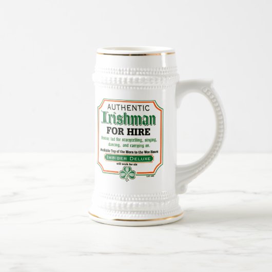 Ire für Mietbier-Tasse Bierglas (Rechts)