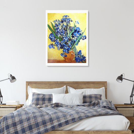Ire im gelben Hintergrund. Vincent van Gogh Leinwanddruck (Insitu (Schlafzimmer))