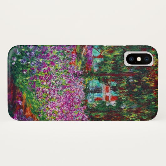 Ire im Monet-Garten Case-Mate iPhone Hülle (Rückseite (Horizontal))