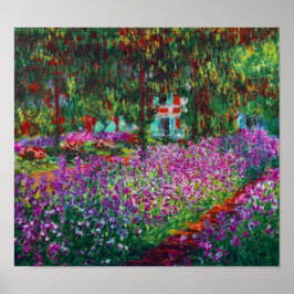 Ire im Monet-Garten Poster