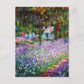 Ire im Monet-Garten Postkarte (Vorderseite)