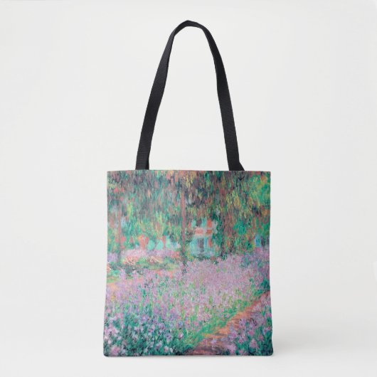 Ire im Monet-Garten Tasche (Vorderseite)