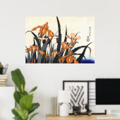 Ire, Katsushika Hokusai Poster (Heimbüro)