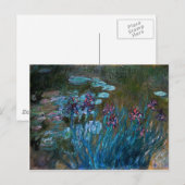 Ire und Water Lilies Postkarte (Vorne/Hinten)