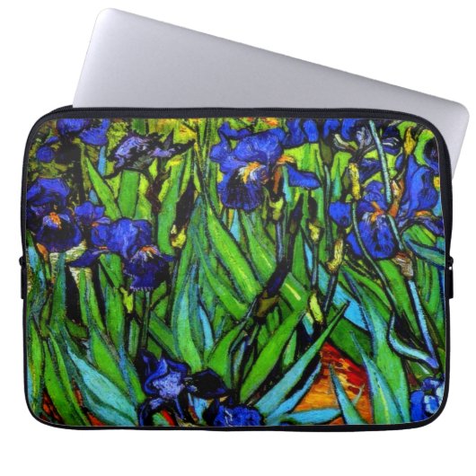 Ire, Van Gogh's berühmtes Blumenbild Laptopschutzhülle (Vorderseite)