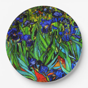 Ire, Van Gogh's berühmtes Blumenbild Pappteller