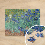 Ire | Vincent Van Gogh Puzzle<br><div class="desc">Ire (1889) von dem niederländischen post-impressionistischen Künstler Vincent Van Gogh. Original Landschaftsmalerei ist ein Öl auf der Leinwand,  das einen Garten blühender Iris-Blume zeigt. 

Verwenden Sie die Entwurfstools,  um einen benutzerdefinierten Text hinzuzufügen oder das Bild zu personalisieren.</div>