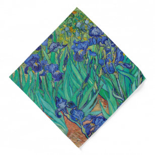 Ire von Van Gogh Gemälde Art Blue Green Halstuch