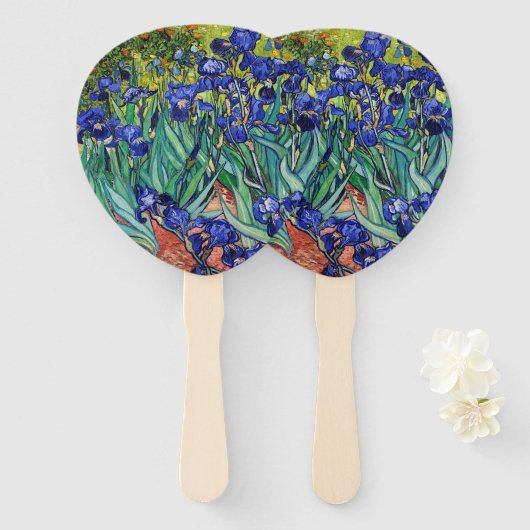 Ire von Vincent van Gogh Fächer (Vorne und Hinten)