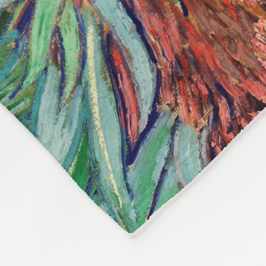 Ire von Vincent van Gogh Fleecedecke (Ecke)