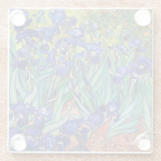 Ire von Vincent van Gogh Glasuntersetzer (Rückseite)