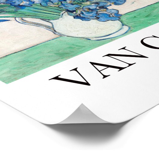 Ire von Vincent van Gogh Poster (Ecke)