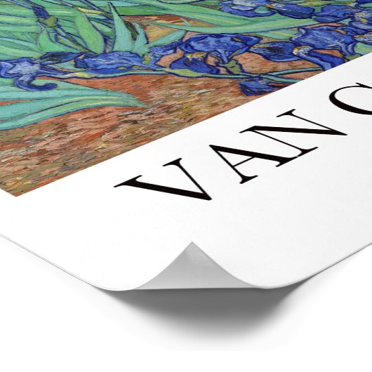 Ire von Vincent van Gogh Poster (Ecke)