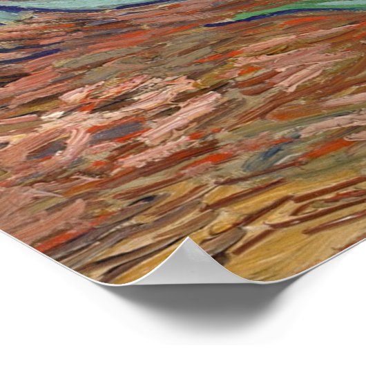 Ire von Vincent van Gogh Poster (Ecke)