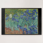 "Ire" von Vincent van Gogh Puzzle<br><div class="desc">Puzzle mit "Ire" Gemälde von Vincent van Gogh auf einem schwarzen Hintergrund.</div>