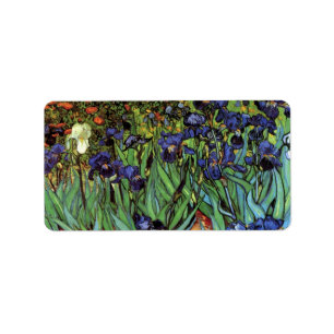 Ire von Vincent van Gogh, Vintag Garden Art Adressaufkleber