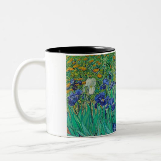 Ire von Vincent van Gogh Zweifarbige Tasse (Links)