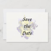 Ire Yellow und Lila Save The Date (Rückseite)