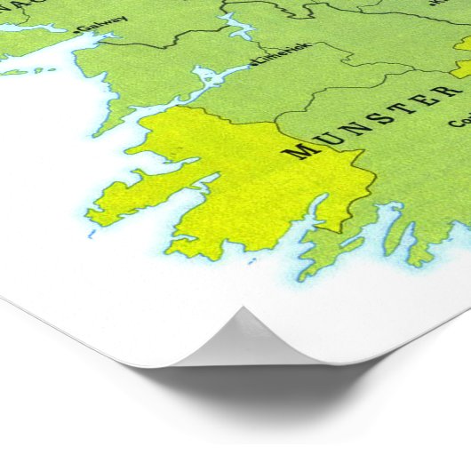 " Ireland: 1981 Historic Medieval ... Poster (Ecke)