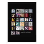 Ireland-Alphabet Fotodruck (Vorne)