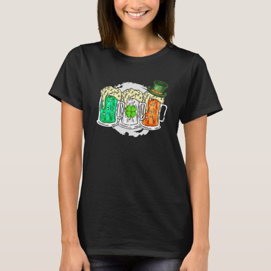 Ireland beer Irish St Patrick's Day T-Shirt (Vorderseite)