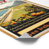 Ireland Bray Wicklow Vintage Travel Poster (Ecke)