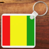 Ireland Carlow Castle, Landkreis GAA Flag Schlüsselanhänger (Rückseite)