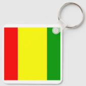 Ireland Carlow Castle, Landkreis GAA Flag Schlüsselanhänger (Rückseite)