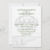 Ireland Cliffs of Moher & Irish Claddagh Ring Invi Einladung (Vorderseite)