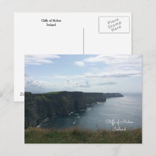 Ireland Cliffs of Moher Postkarte (Vorne/Hinten)