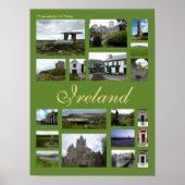 Ireland Collage (Portrait) Poster (Vorne)