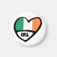 Ireland Country Code Flag Heft, IRL