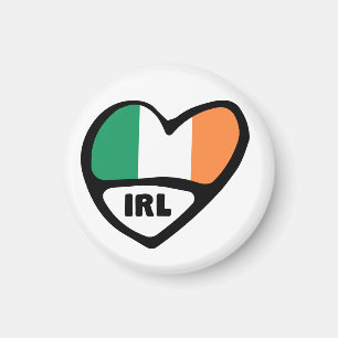 Ireland Country Code Flag Heft, IRL Magnet