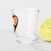 Ireland Country Code Flag Heft, IRL Schnapsglas (Rechts)