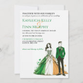 Ireland Couple Wedding Einladung (Vorderseite)